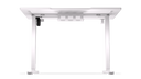 ENDORFY Atlas S Electric Onyx White EY8E008-Desk Back From Bottom View Edge Desk Top Indentation Space For Cables Legs