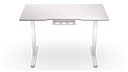 ENDORFY Atlas S Electric Onyx White EY8E008-Desk Back View Edge Desk Top Indentation