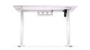 ENDORFY Atlas S Electric Onyx White EY8E008-Desk Front From Bottom View Space For Cables Touch Control Panel Legs