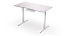 ENDORFY Atlas S Electric Onyx White EY8E008-Desk Left Back View Edge Desk Top Indentation Space Cables
