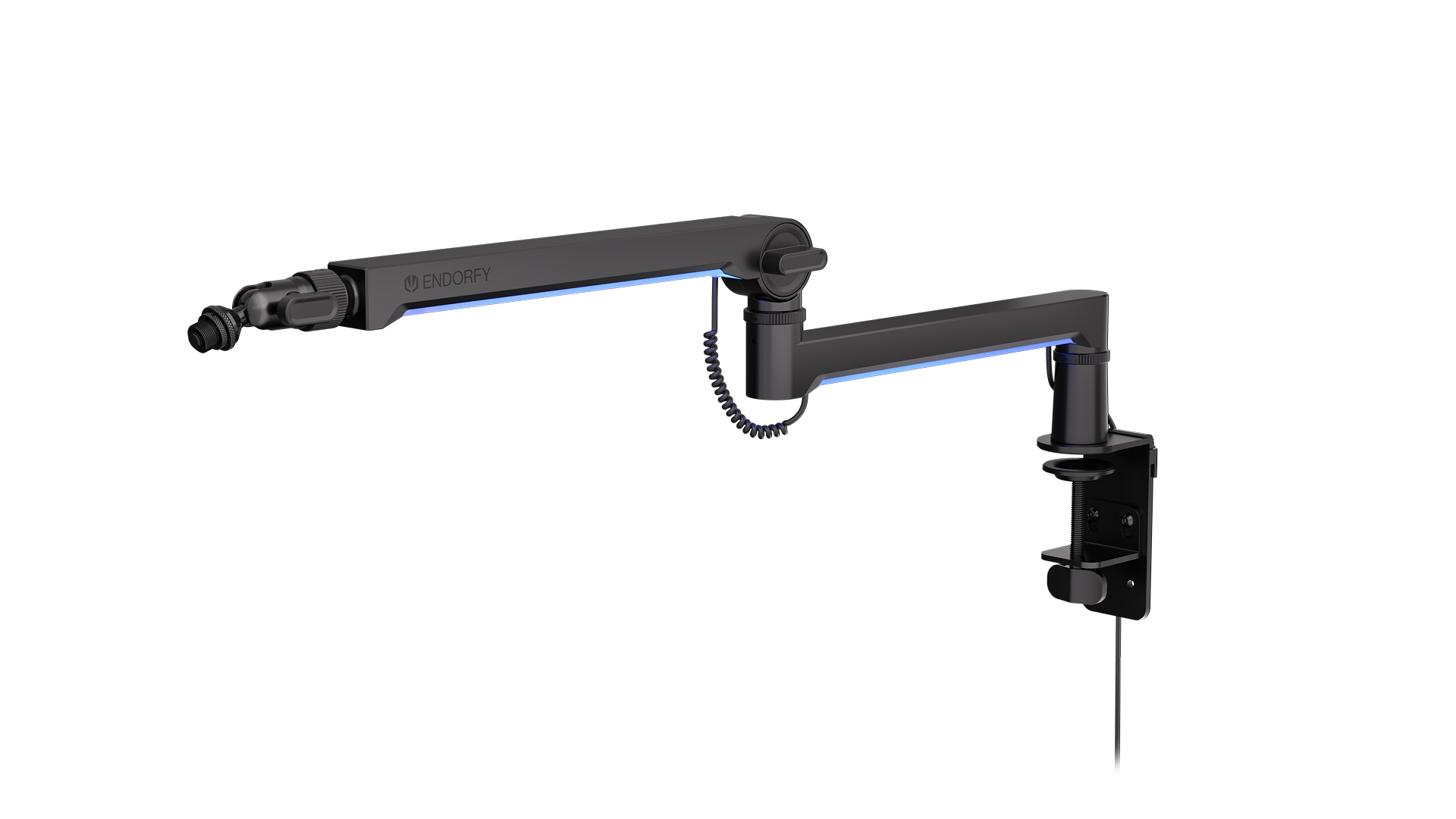 ENDORFY Broadcast Low Profile RGB Boom Arm EY0A010 - Boom Arm Right View RGB Arm
