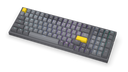 ENDORFY Celeris 1800 CZ EY5C014-Keyboards Front Right View Keys Gray Yellow