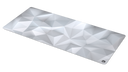 ENDORFY Crystal Onyx White XL EY6B010 - Mousepads Top View Rectangular White Crystal Pattern