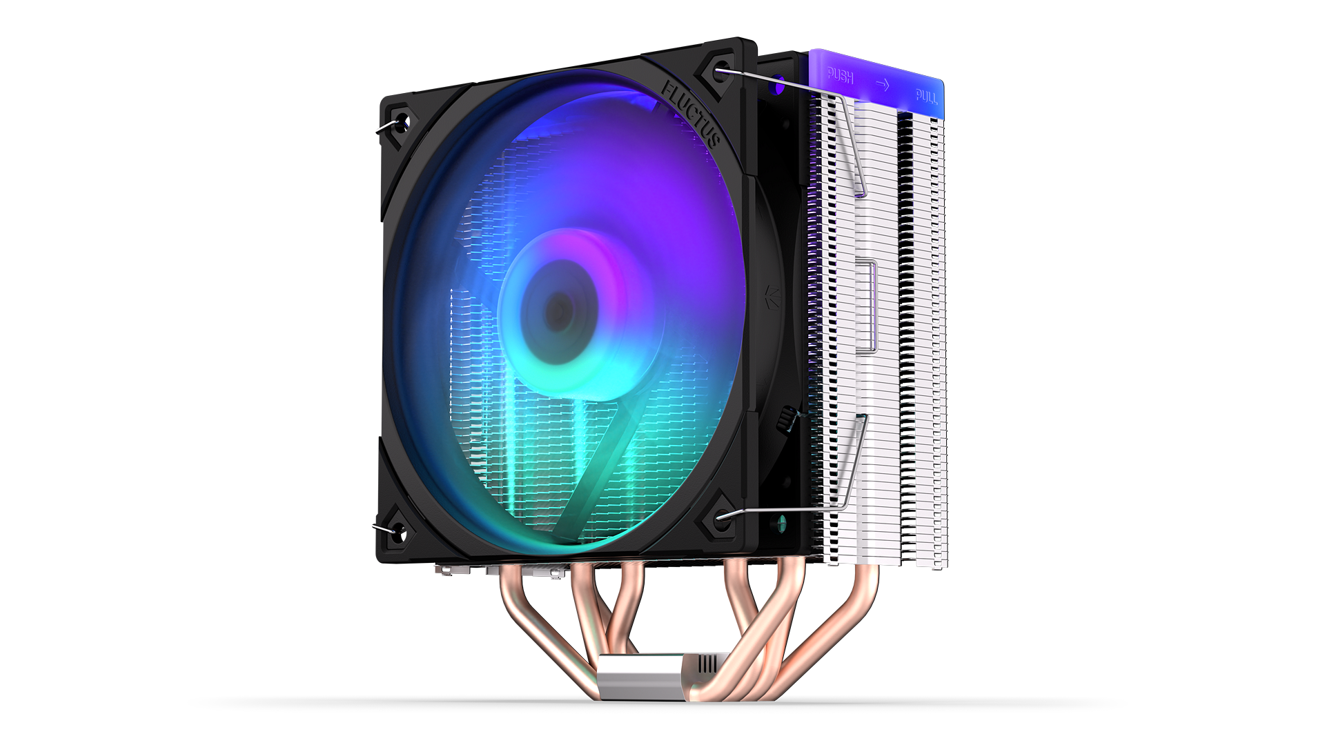 ENDORFY Fera 5 ARGB EY3A007 Air-Cooling Front Right Angle View ON
