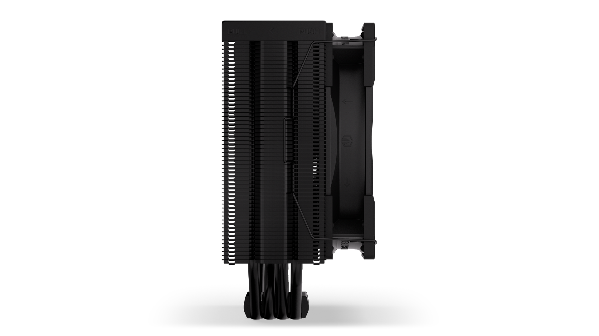 ENDORFY Fera 5 Black EY3A011 Air Cooling Left Side View