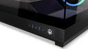 ENDORFY Fishtank 6000 Corona EY2A025-PC Case Left View Close Up On I/O Panel