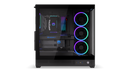 ENDORFY Fishtank 6000 Corona EY2A025-PC Case Left View Glass Panel Visible Illuminated Components ARGB Logo Inscription ENDORFY