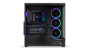 ENDORFY Fishtank 6000 Corona EY2A025-PC Case Left View Removed Panel Visible Illuminated Components ARGB Logo Inscription ENDORFY