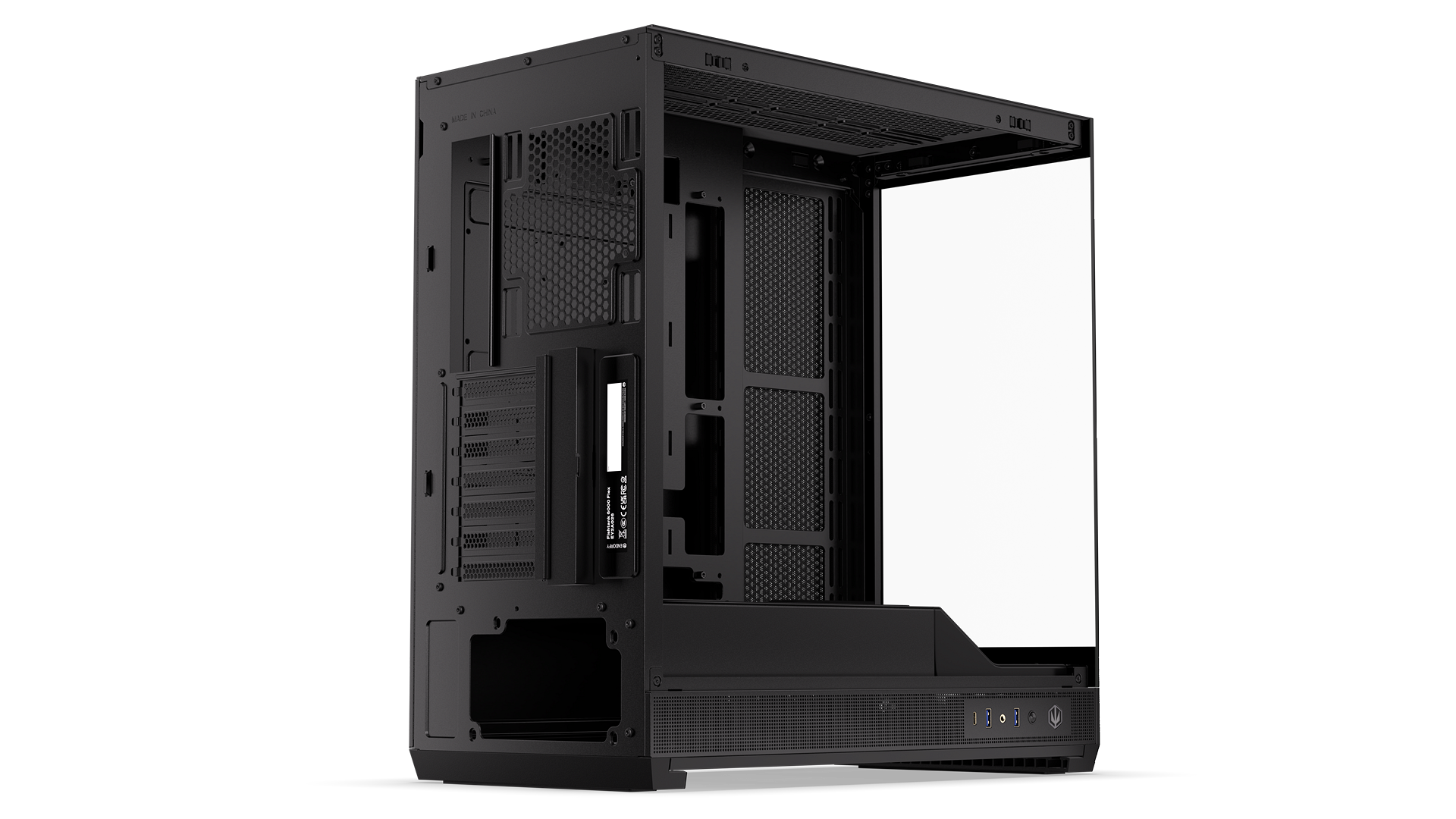 ENDORFY Fishtank 6000 Flex EY2A026-PC Case Back Left View Rear Removed Panel