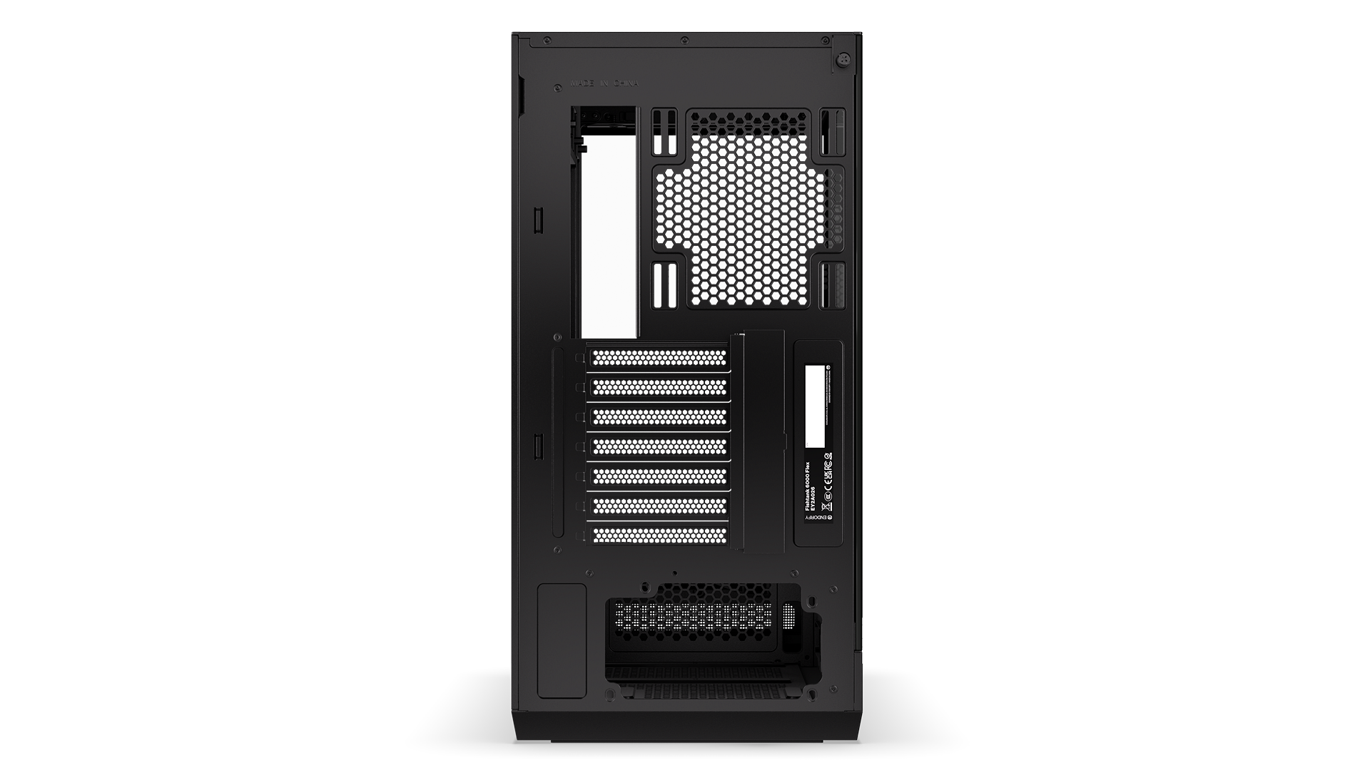 ENDORFY Fishtank 6000 Flex EY2A026-PC Case Back View Removed Panel