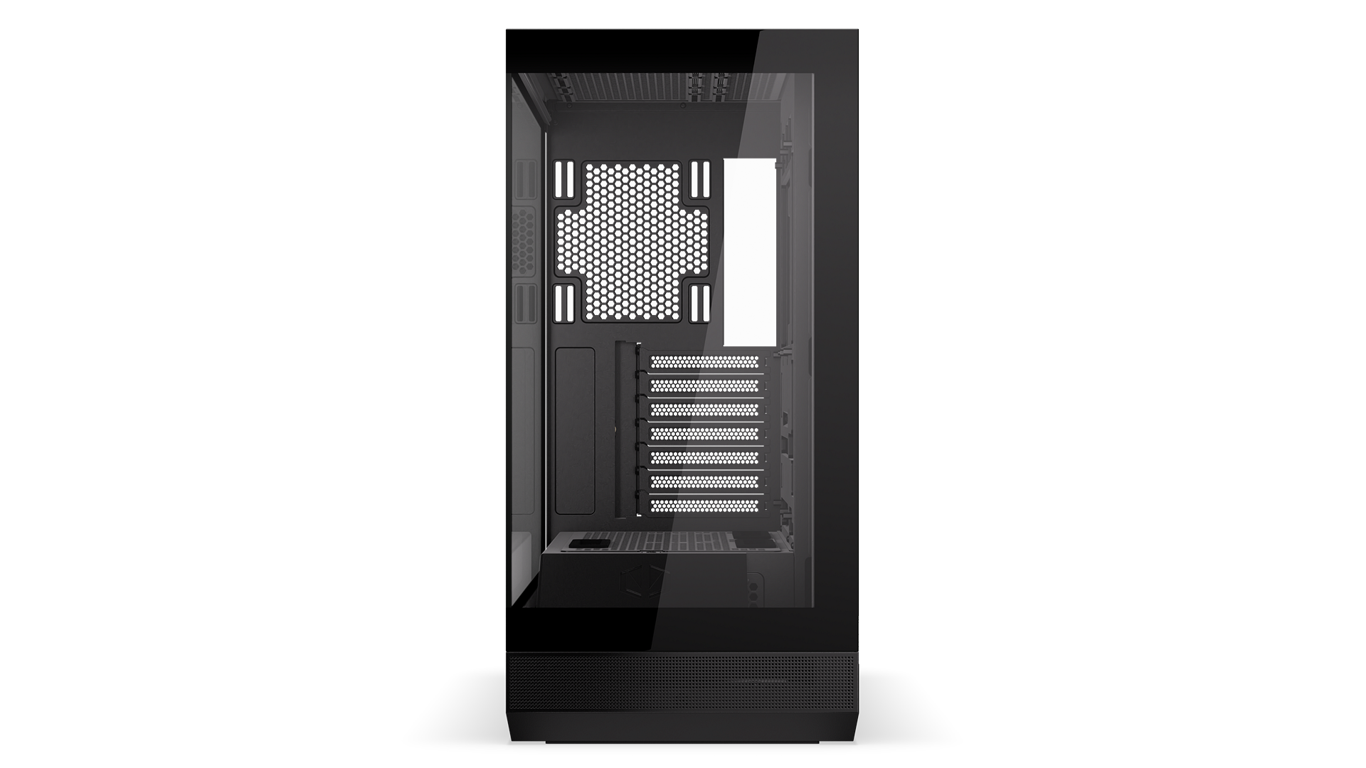 ENDORFY Fishtank 6000 Flex EY2A026-PC Case Front View Glass Panel Empty Interior