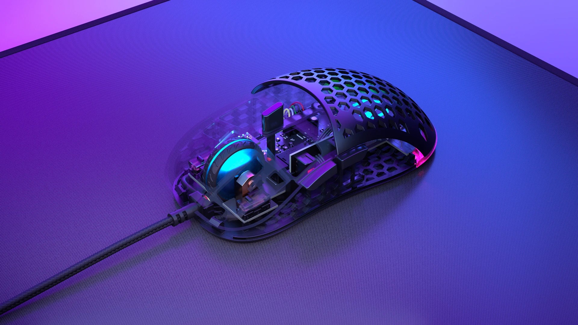 ENDORFY Lix EY6A002-Mouse Right View Black Housing Interior
