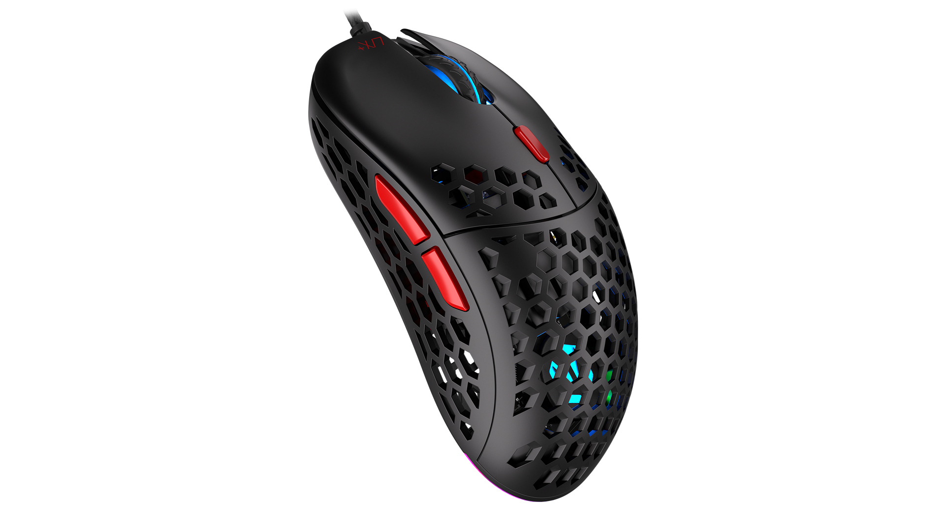 ENDORFY Lix Plus EY6A001-Mouse Right View Black Red Housing ARGB