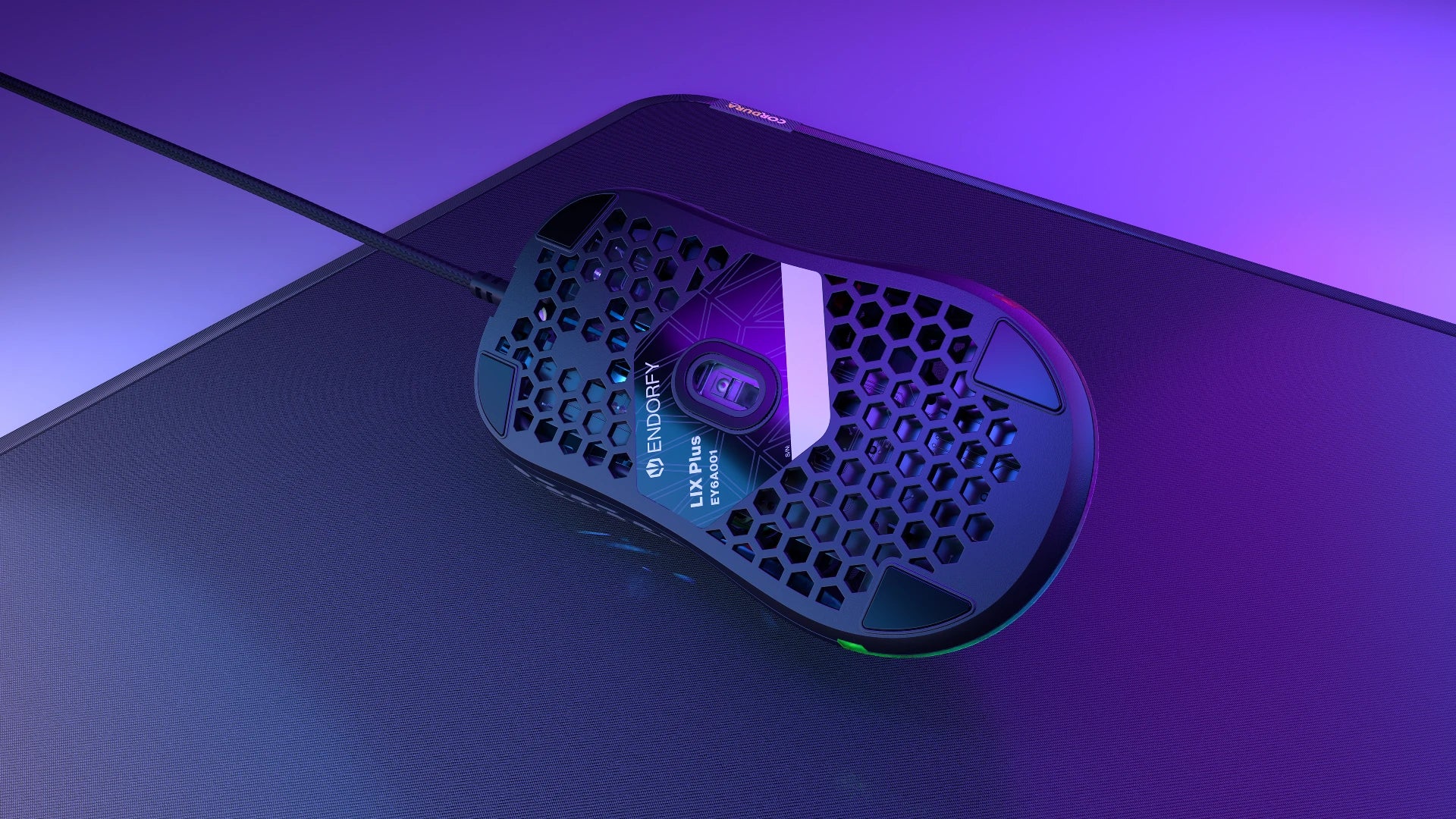 ENDORFY Lix Plus EY6A001-Mouse Bottom View Black Housing