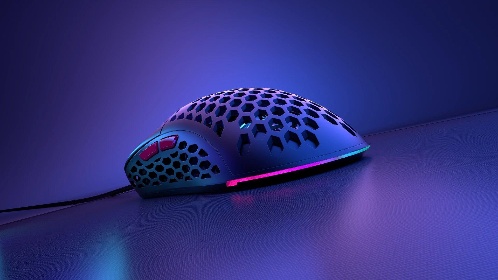 ENDORFY Lix Plus EY6A001-Mouse Back View Black Housing ARGB