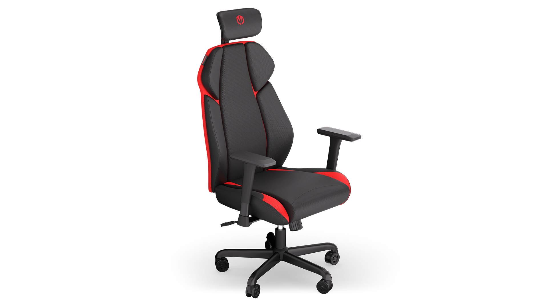 ENDORFY Meta RD EY8A006-Gaming Chair Left View Black Red