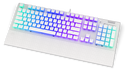 ENDORFY Omnis Pudding Onyx White Brown EY5A035-Keyboards Front Right View Buttons White ARGB