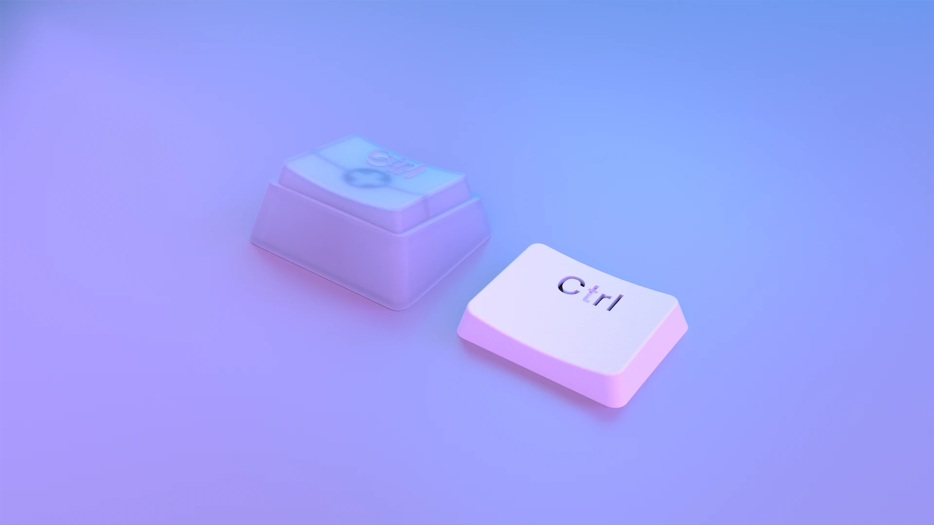 Keycap PBT Pudding Onyx White – widoczne dwie warstwy tworzywa PBT
