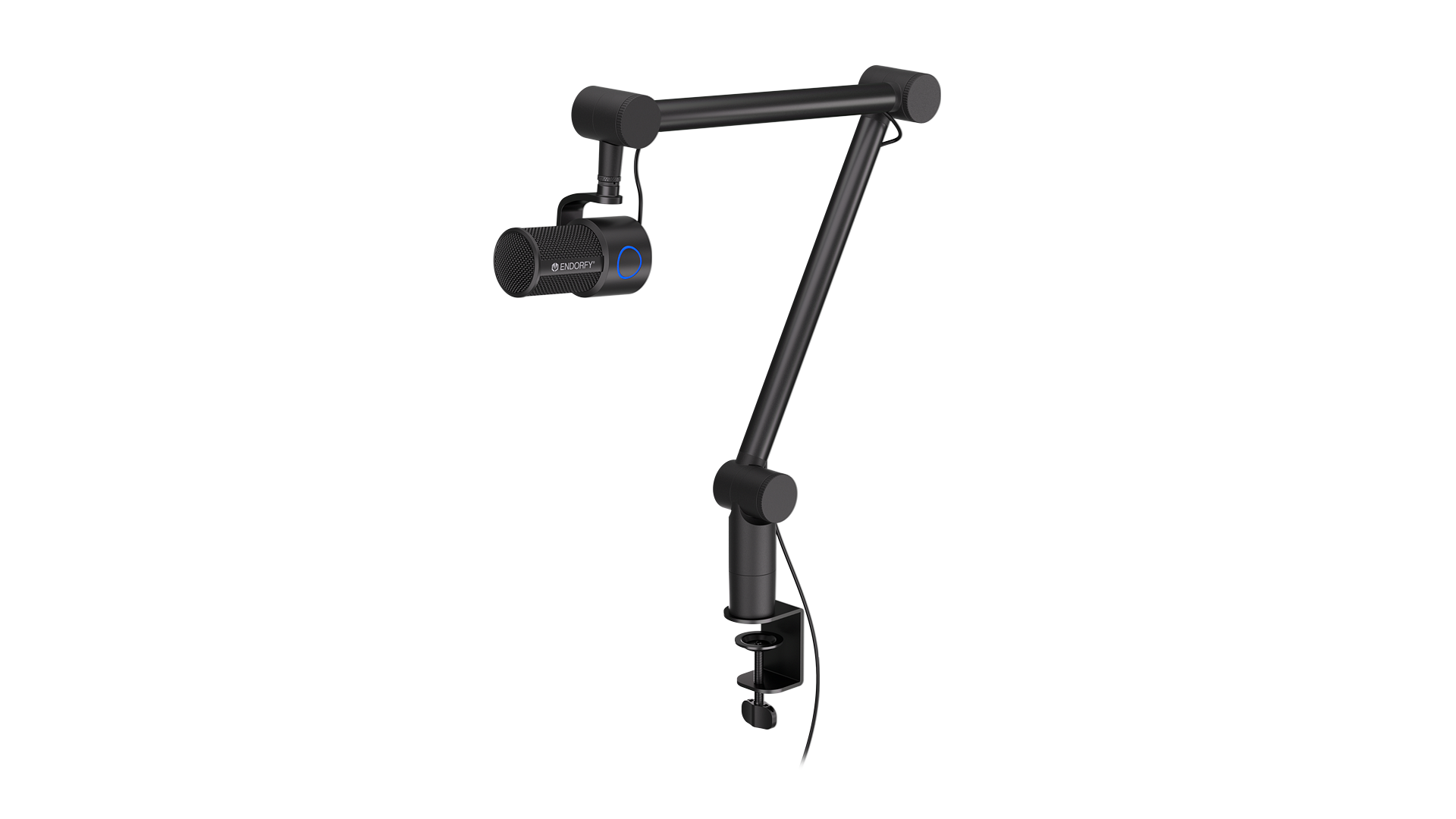 ENDORFY Solum Studio EY1B009-Microphone Right View Microphone Arm Cable Membrane Metal Mesh