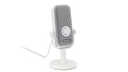 ENDORFY Solum Voice S Onyx White EY1B015-Microphone Front Left View Adjustment Knob Gain