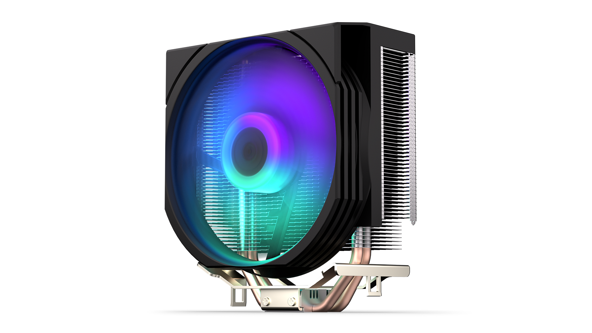 ENDORFY Spartan 5 ARGB EY3A002 Air Cooling Right Side Angle View Fan ON