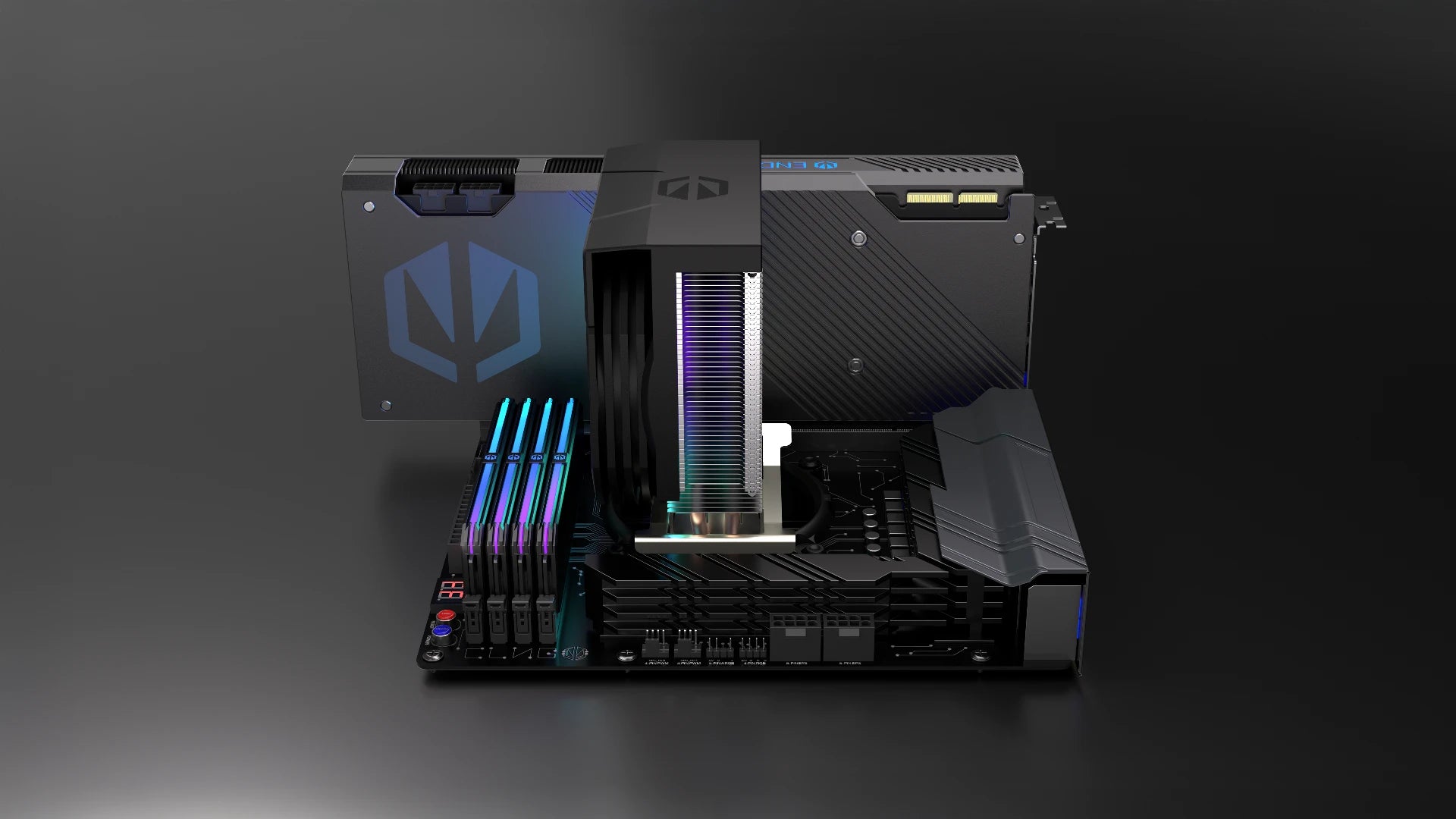 Radiator ENDORFY Spartan 5 ARGB z gęstym użebrowaniem i ciepłowodami 