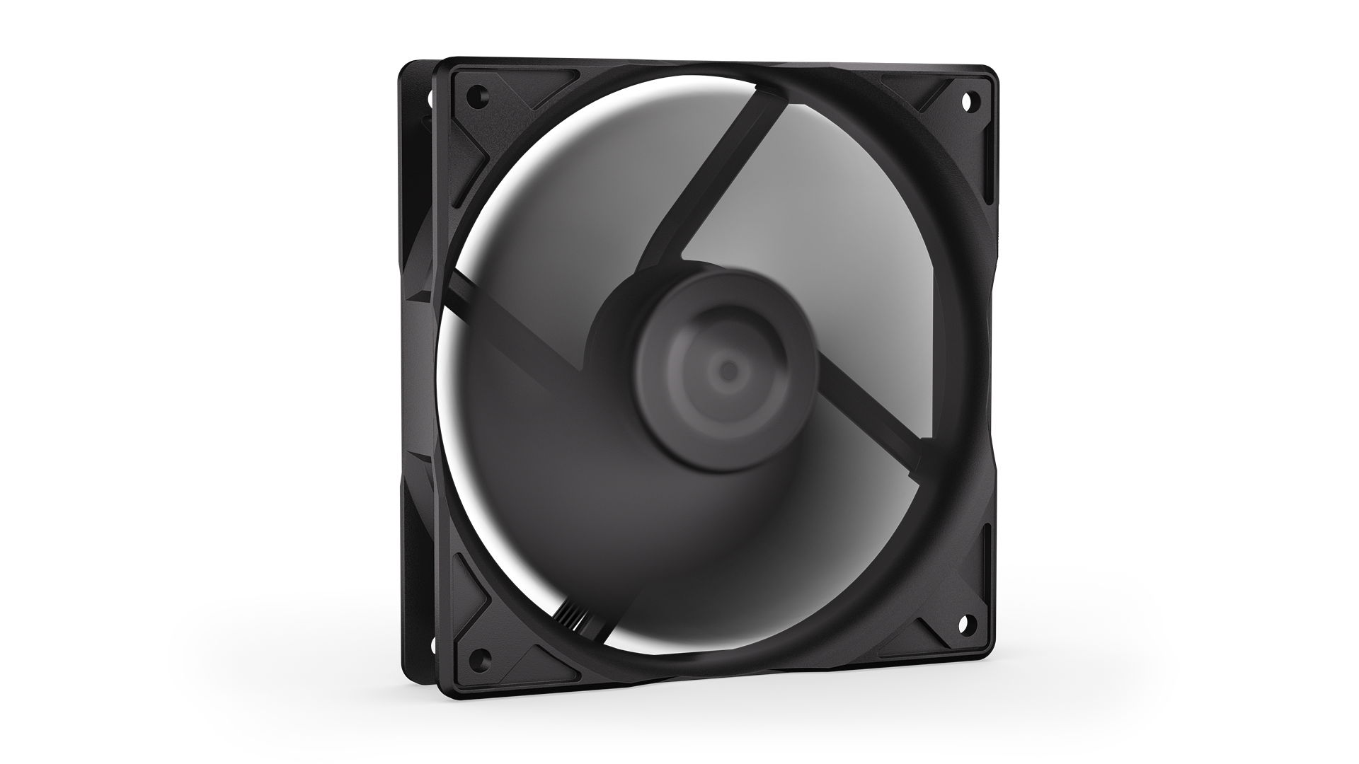ENDORFY Stratus 120 PWM EY4A007 Left Front Side Black Fan ON