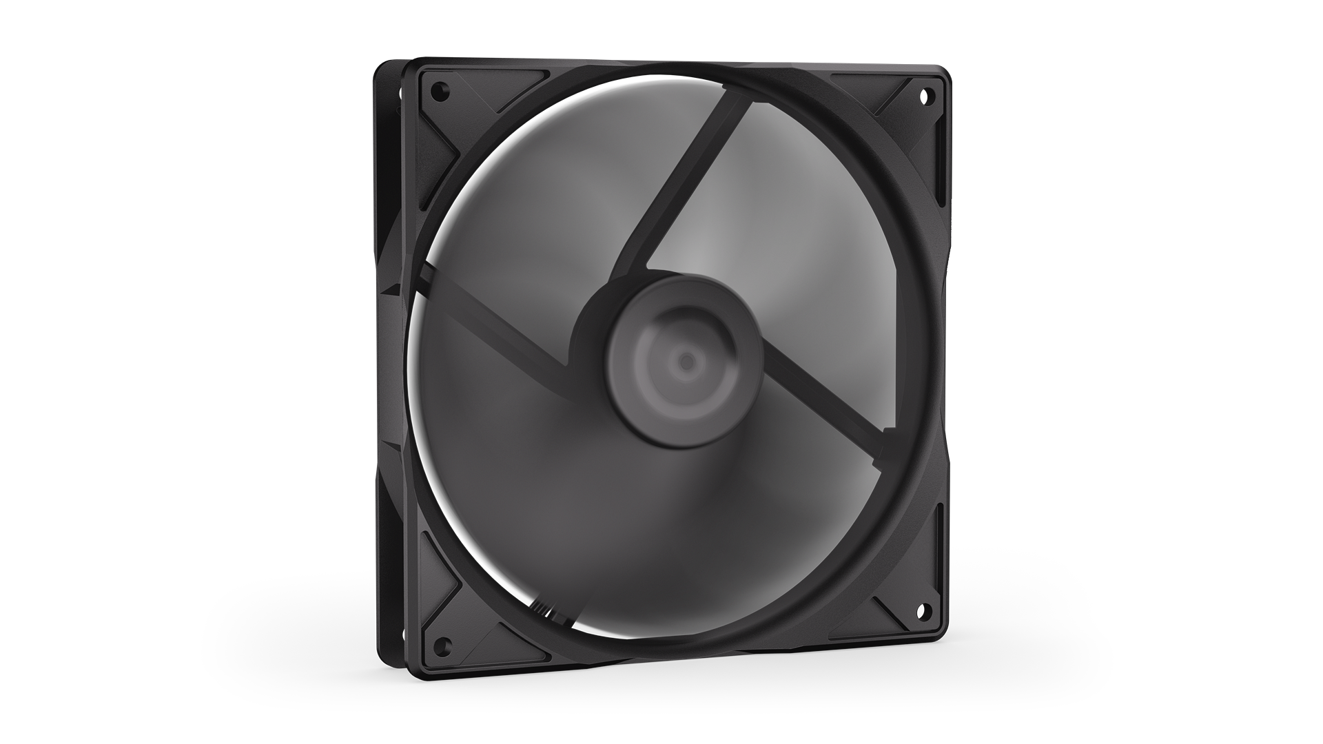 ENDORFY Stratus 140 PWM EY4A011 Left Front Side Black Fan ON