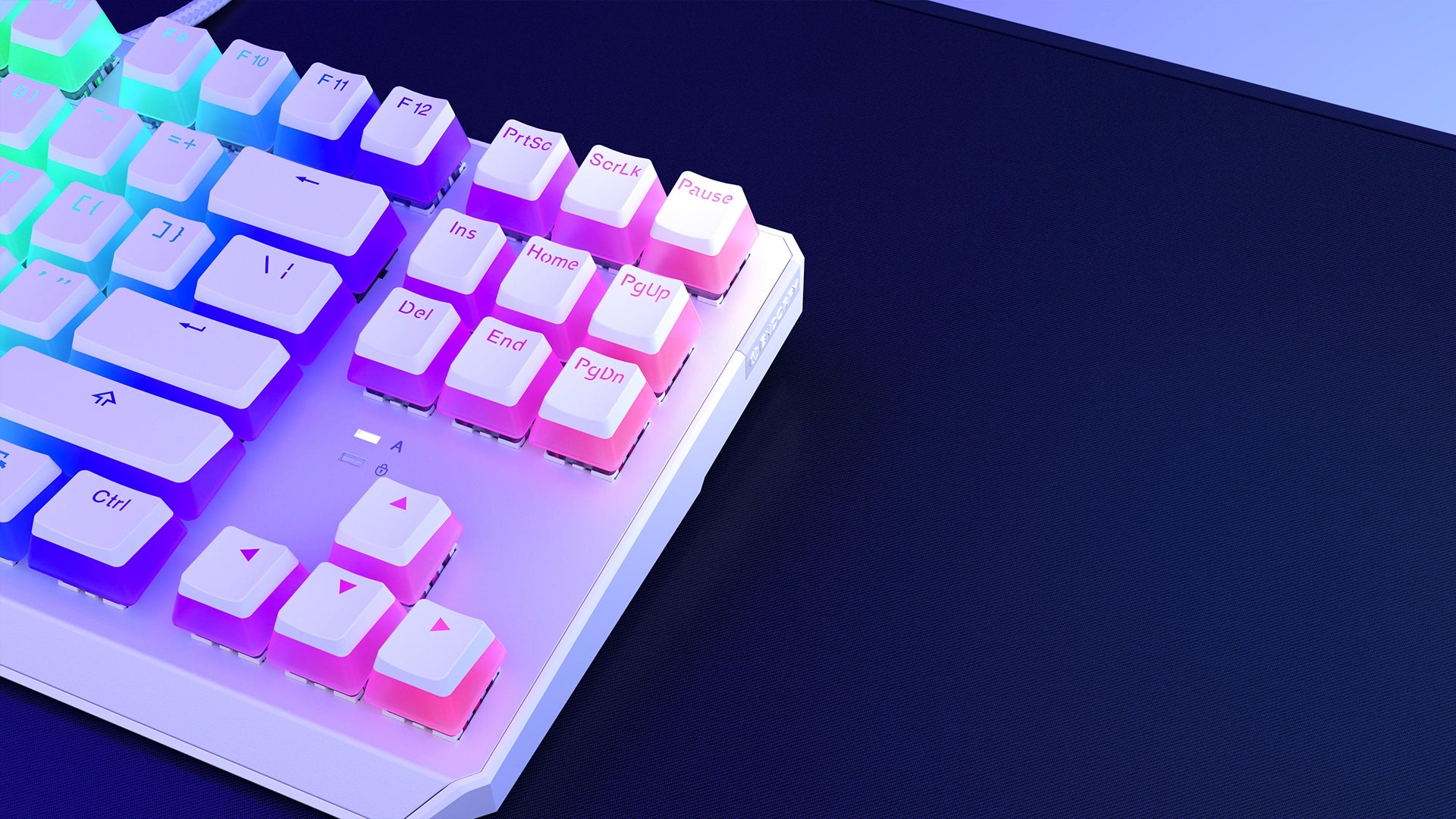 ENDORFY Thock TKL Pudding Onyx White Brown EY5A008 features 05 Keyboard Numpad Overview