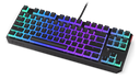 ENDORFY Thock TKL Pudding Red EY5A006 Front Right View Buttons Black ARGB