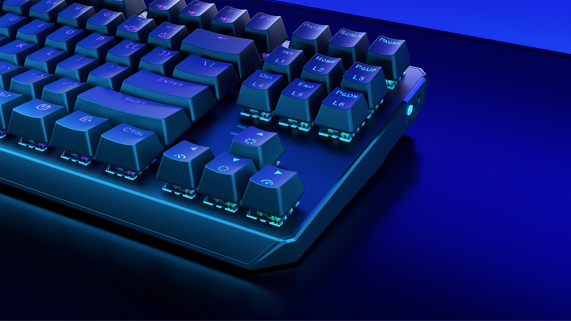 ENDORFY Thock TKL Wireless Black EY5A081 features 05 Keyboard Numpad Close View