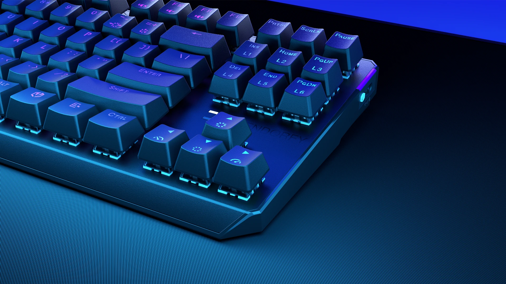 ENDORFY Thock TKL Wireless Red EY5A080 features 05 Keyboard Keycaps Close View
