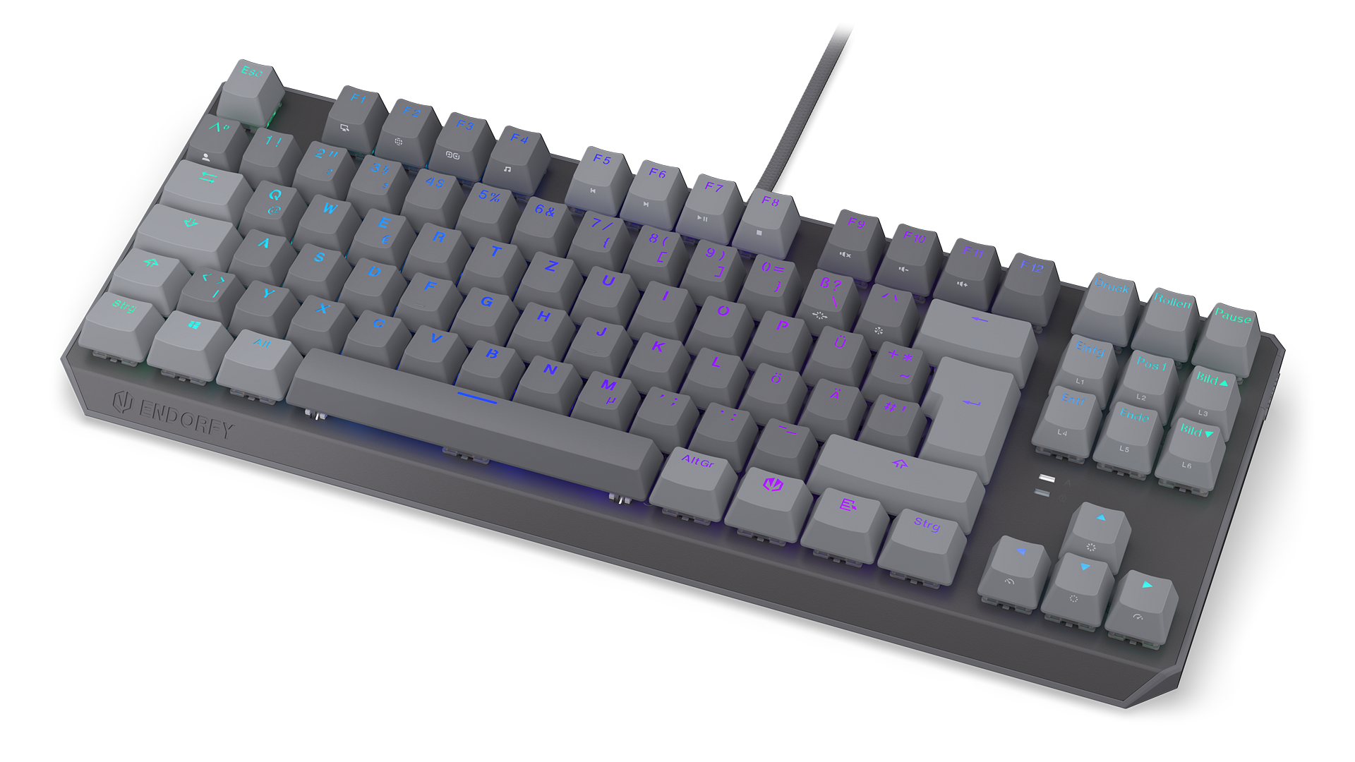ENDORFY Thock V2 TKL DE EY5D036 Gallery Front Top View