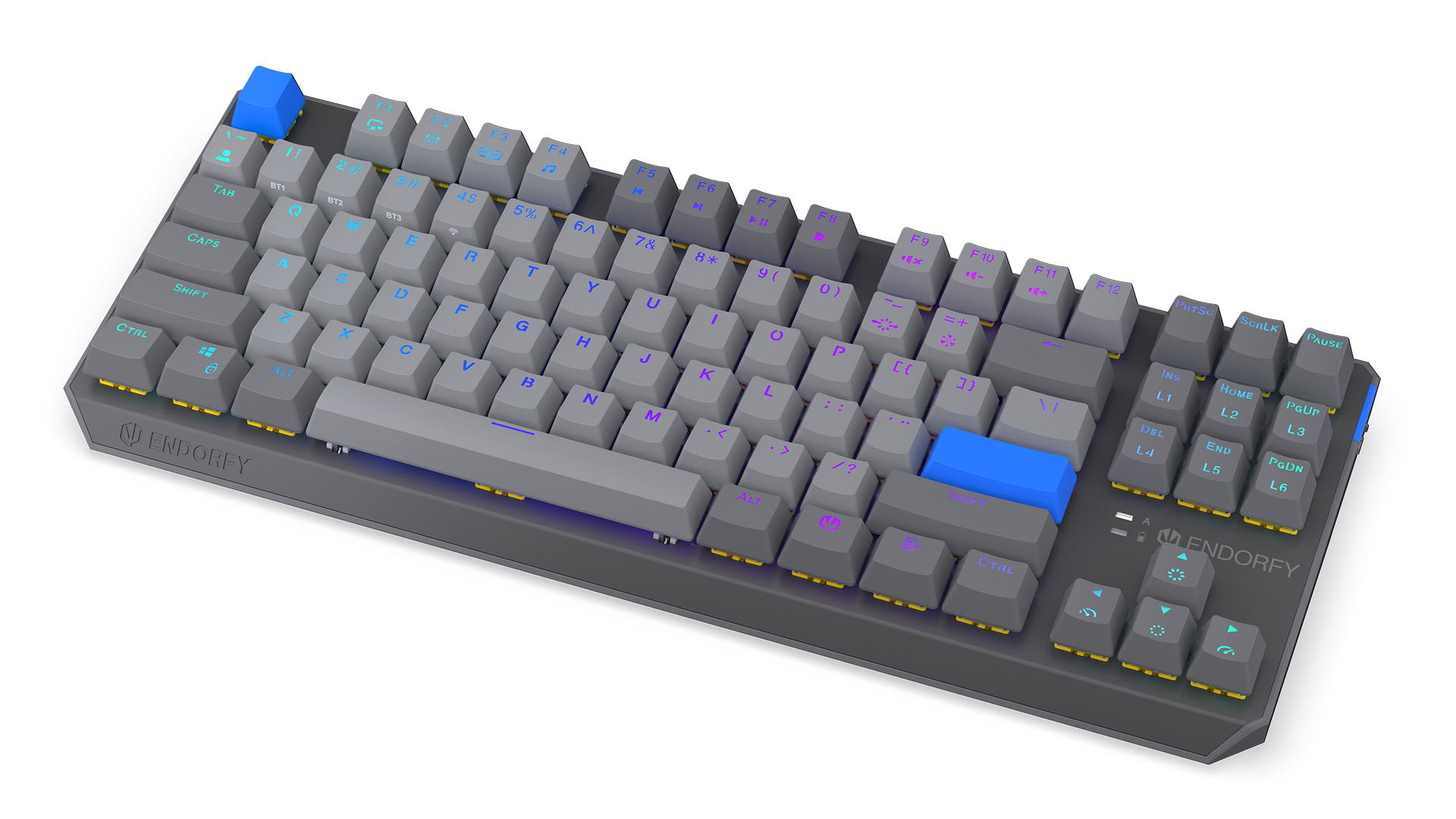 ENDORFY Thock V2 TKL Wireless EY5A130 Gallery Front Top View