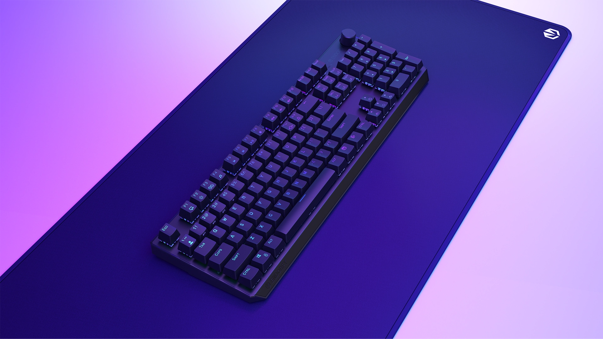 ENDORFY Thock Wireless Red EY5A079 features 05 Keyboard Overview Black Pad