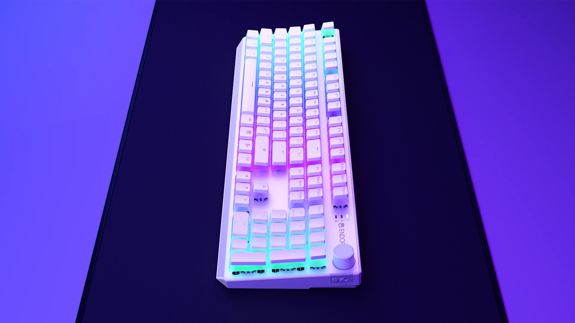 ENDORFY Thock Wireless Red Onyx White Pudding EY5A120 features 07 Keyboard ARGB