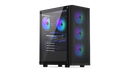ENDORFY Ventum 200 ARGB EY2A014-PC Case Left View Tempered Glass Side Panel ARGB Backlight