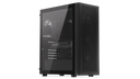 ENDORFY Ventum 400 Air EY2A024-PC Case Front Left View Glass Side Inscription ENDORFY Components