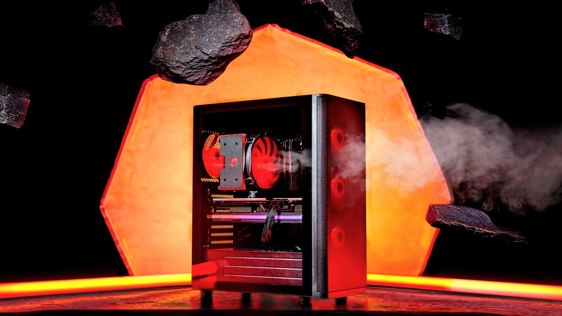 Obudowa komputerowa Ventum 400 Air – widok pod kątem 