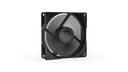 ENDORFY Zephyr 92 EY4A018 Right Side Angle View Black Fan ON
