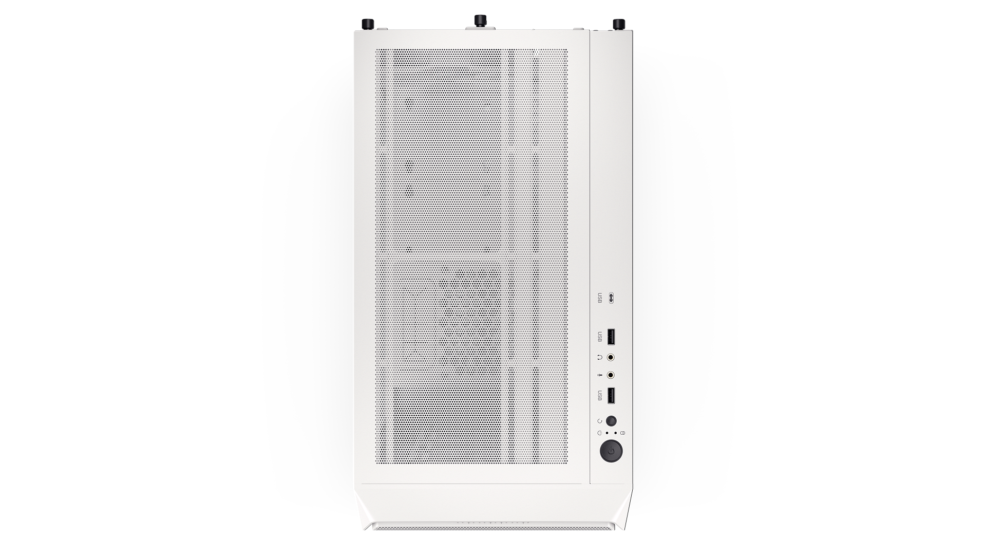 ENDORFY Arx 500 White ARGB EY2A018 - PC Case IO Panel With USB C 3.2 Gen 2 Port USB A Ports Audio Jacks