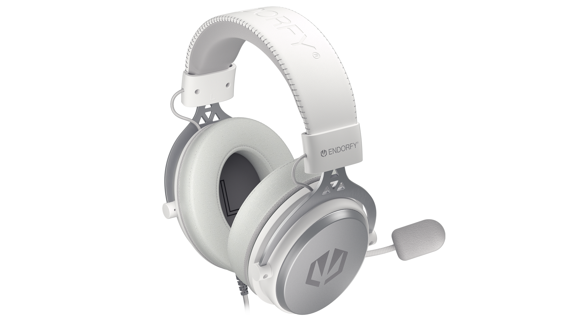 Gaming headset Viro Plus USB Onyx White with microphone