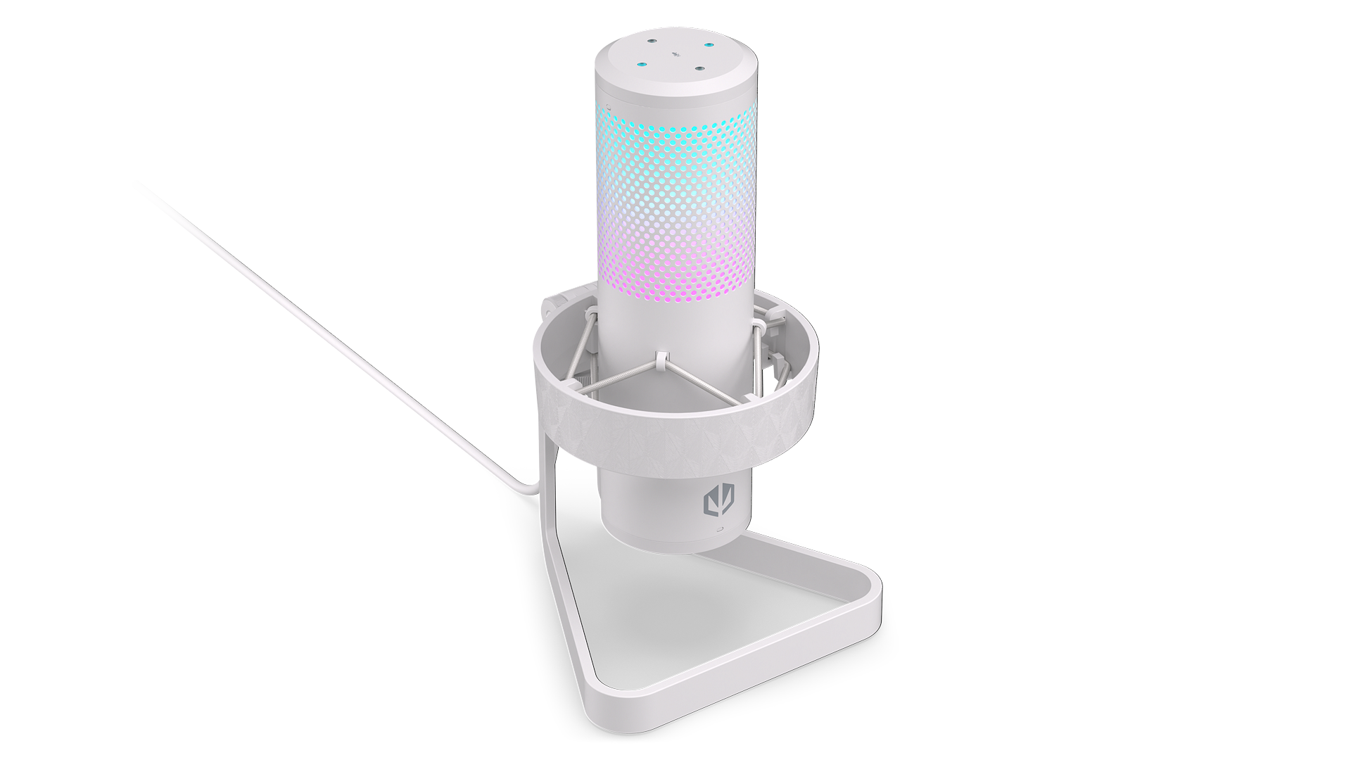 AXIS Streaming Onyx White Microphone