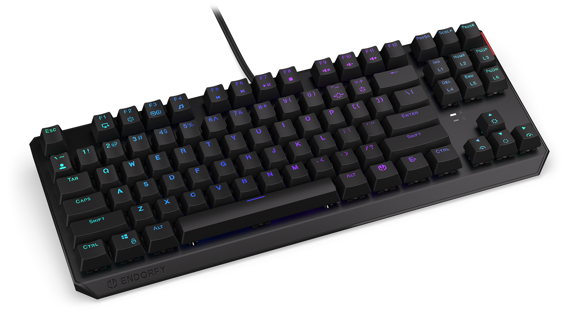 Thock TKL Red Keyboard