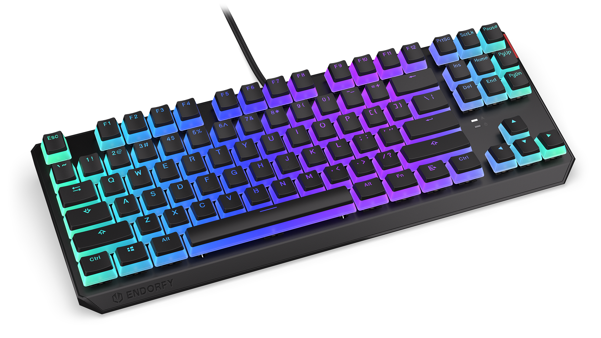 Thock TKL Pudding Red Keyboard