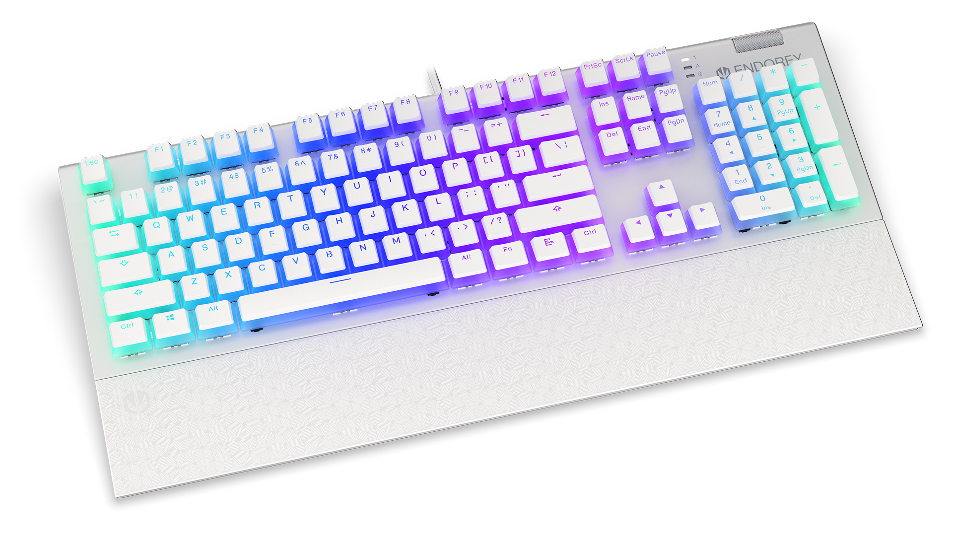Omnis Pudding Onyx White Brown Keyboard