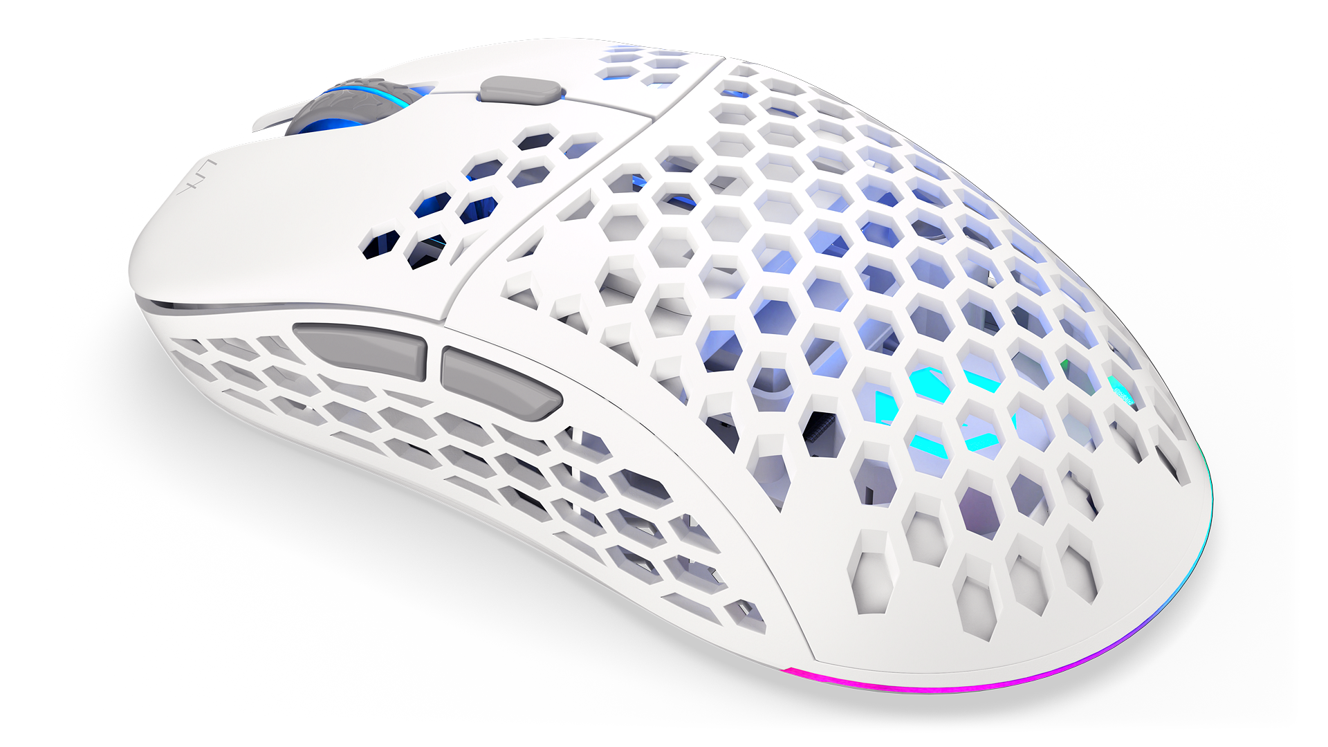 LIX Wireless Onyx White Mouse