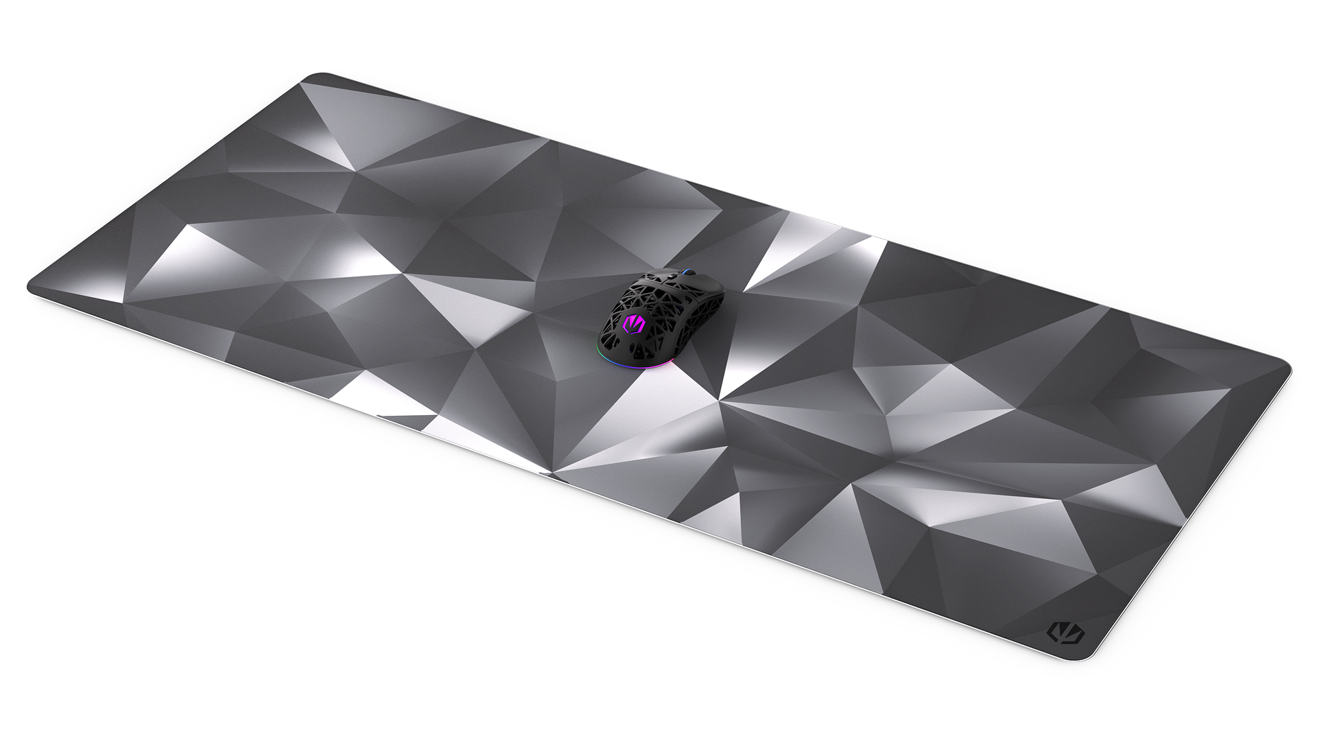 Crystal Black XL Mouse Pad