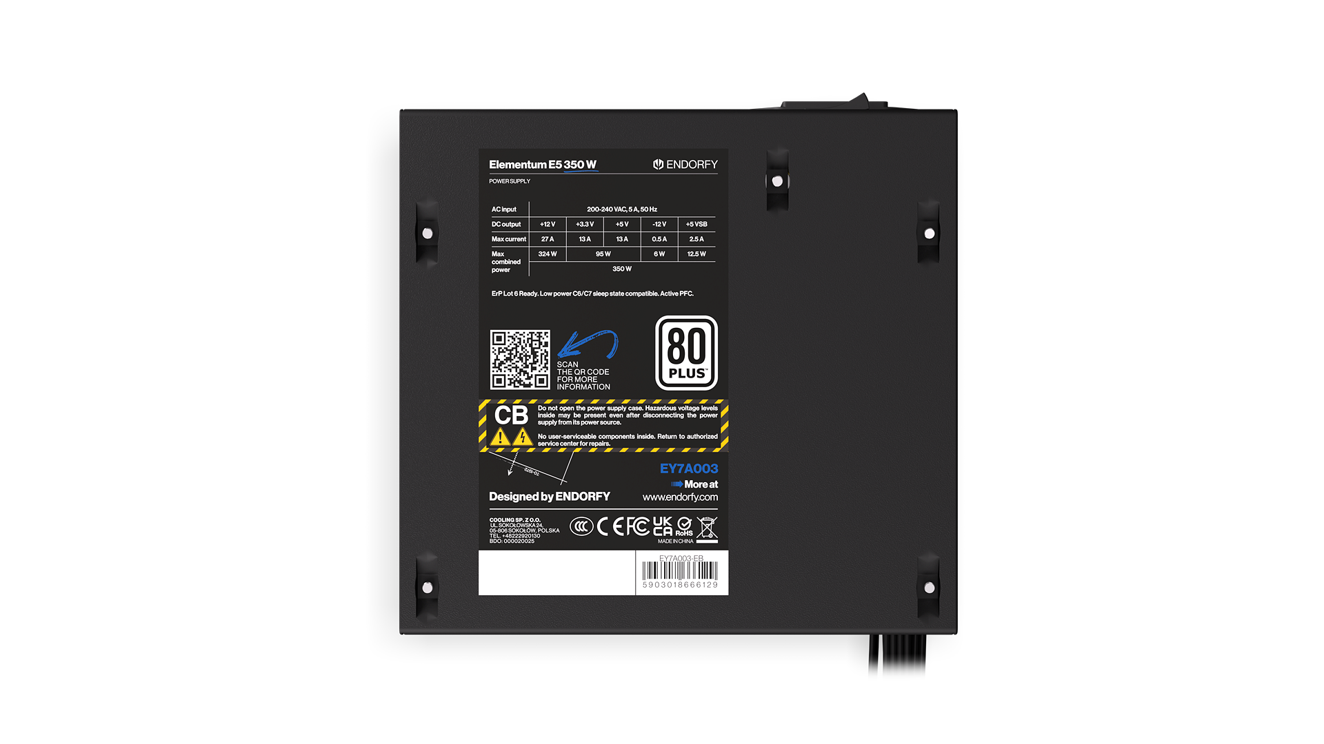 ENDORFY Elementum E5 350W EY7A003 PSU