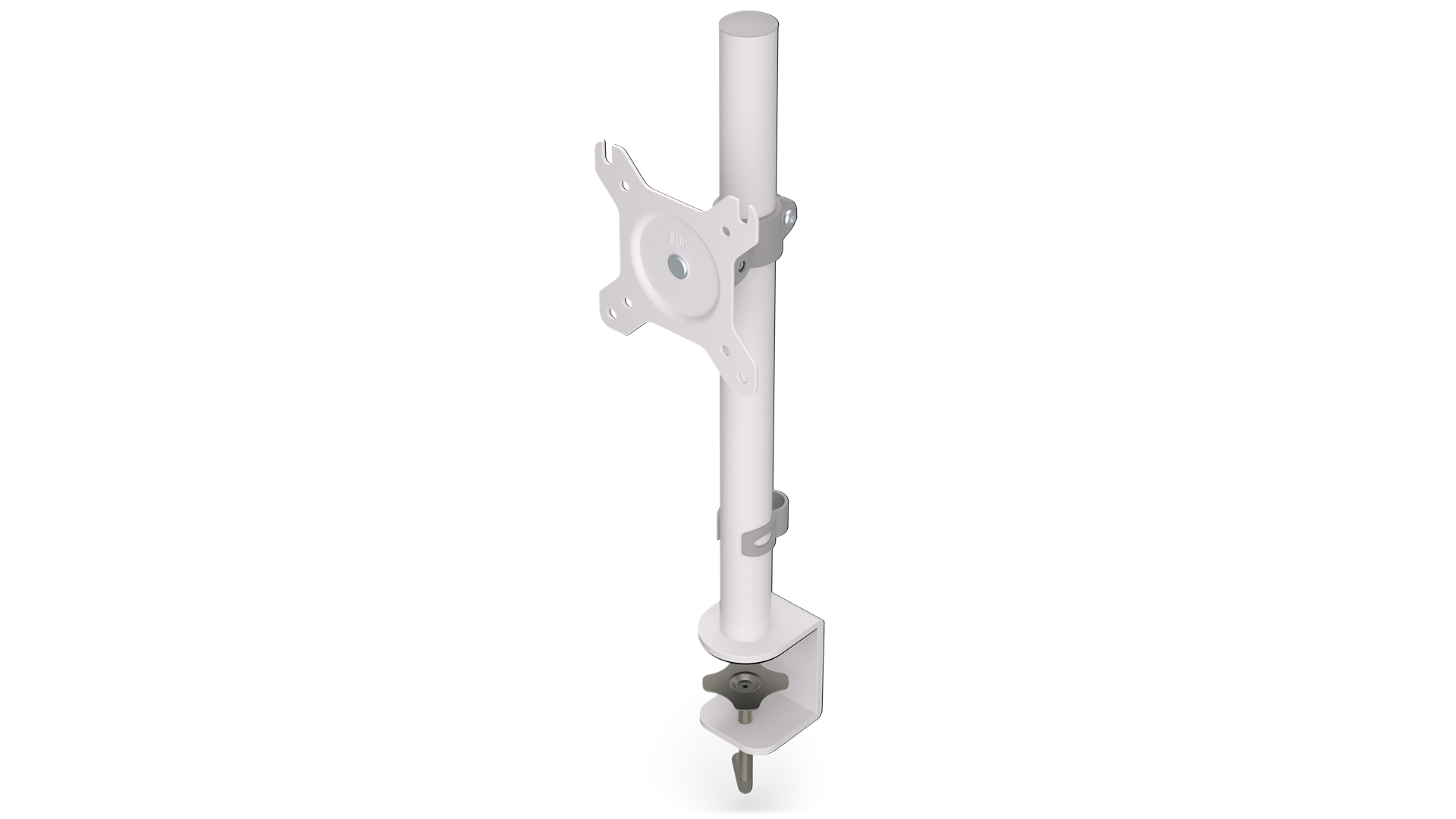 Atlas Single Monitor Arm - Onyx White